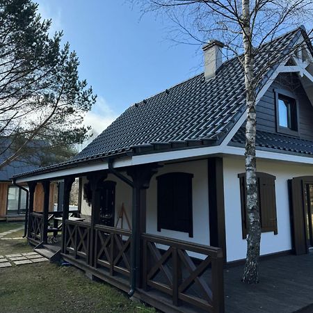 Lesna Osada Na Kaszubach - Drewniane Domy Na Wynajem Bartoszylas Buitenkant foto