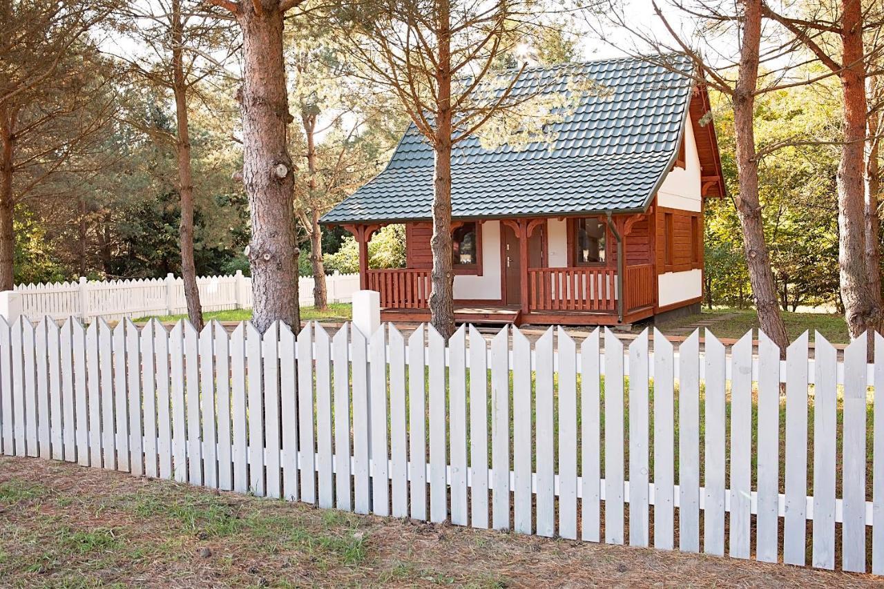 Lesna Osada Na Kaszubach - Drewniane Domy Na Wynajem Bartoszylas Buitenkant foto