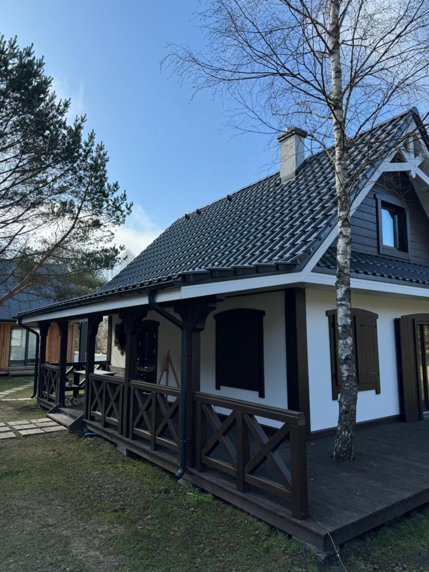 Lesna Osada Na Kaszubach - Drewniane Domy Na Wynajem Bartoszylas Buitenkant foto