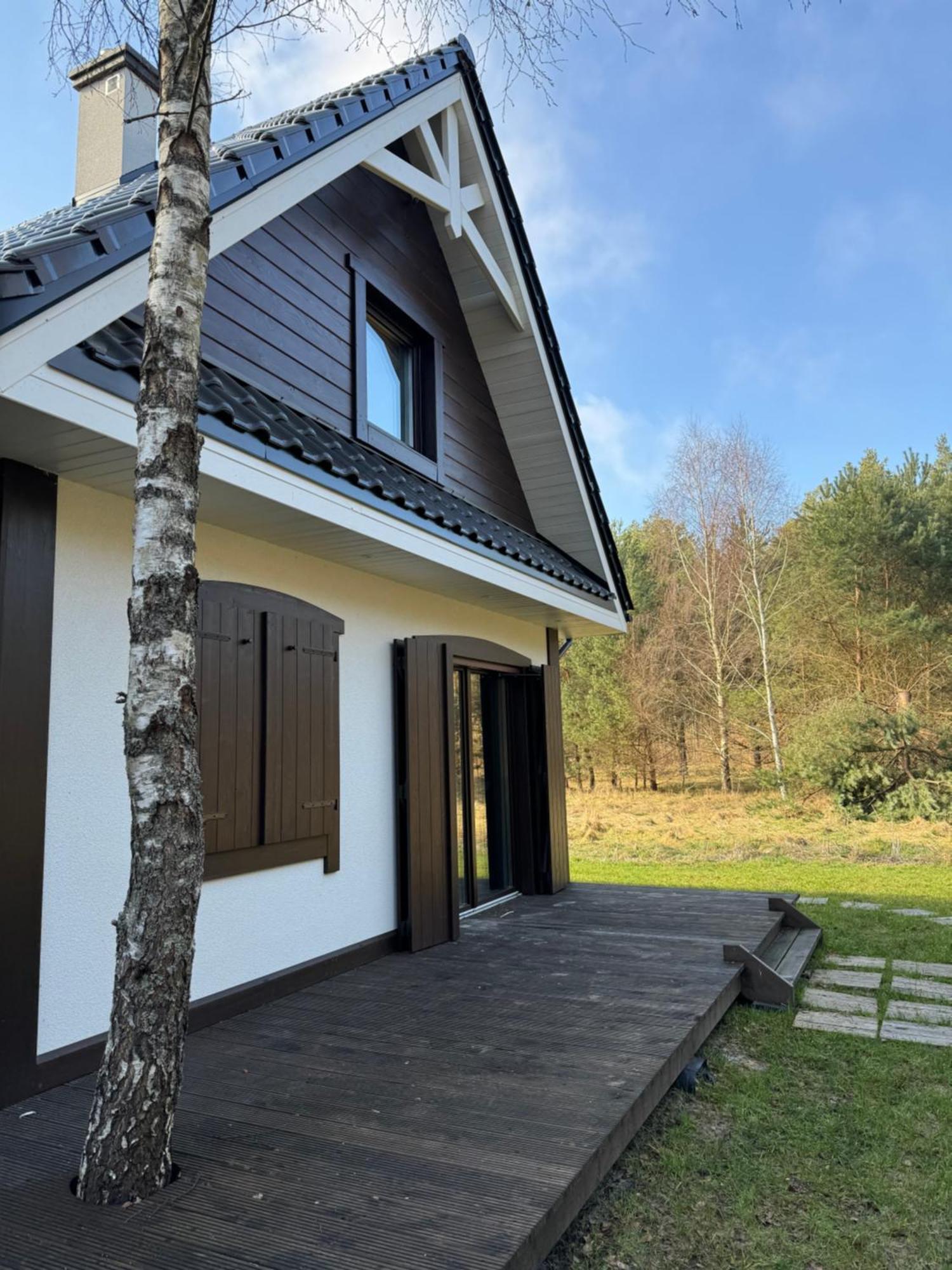 Lesna Osada Na Kaszubach - Drewniane Domy Na Wynajem Bartoszylas Buitenkant foto